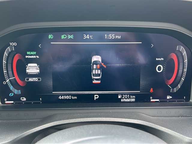 日産 エクストレイル G e－4ORCE 秋田県 2022(令4)年 4.5万km ダイヤモンドブラック 純正ディスプレイオーディオ/純正BT/フルセグTV/黒レザーシート/純正ドライブレコーダー/パワーバックドア/全方位カメラ/クルーズコントロール/ETC2.0