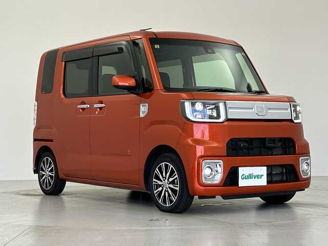 ダイハツ ウェイク G ターボ SA Ⅱ 愛知県 2016(平28)年 4.8万km トニコオレンジメタリック スマートアシストII/衝突軽減ブレーキ/車線逸脱警告/先行車発進のお知らせ/誤発進抑制機能/純正ナビ/バックカメラ/純正アルミホイール/ETC/LEDヘッドライト/両側パワースライドドア/スマートキー/プッシュスタート/アイドリングストップ/横滑り防止装置