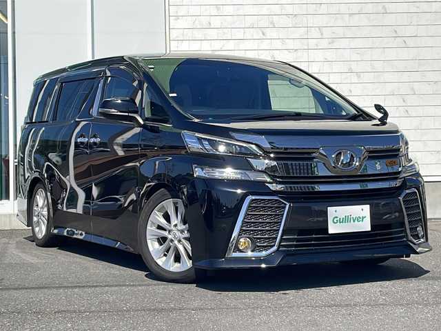 トヨタ ヴェルファイア Z 岩手県 2016(平28)年 3.4万km ブラック 社外SDナビ/AM/FM/CD/DVD/Bluetooth/フルセグTV/バックカメラ/ETC/両側パワースライドドア/フリップダウンモニター/衝突被害軽減ブレーキ/横滑り防止装置/コーナーセンサー/アイドリングストップ/オートライト/LEDヘッドライト/フォグランプ/スマートキー/プッシュスタート/電動格納ミラー/純正18インチAW/純正フロアマット/ドアバイザー