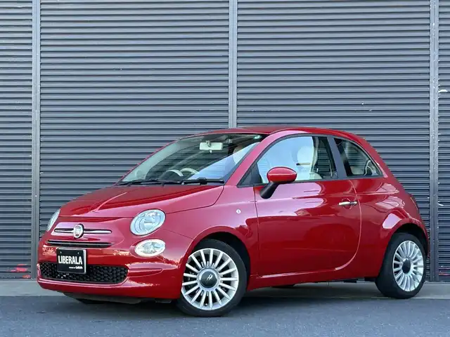 フィアット ５００ ツインエア ポップ 茨城県 2020(令2)年 3.7万km パソドプレレッド 後期型 /ディスプレイOD /CarPlay /BT /LED /デイライトLED /ETC /BT /USB /純正16インチアルミホイール /ドライブレコーダー /フロアマット /オートライト /禁煙車