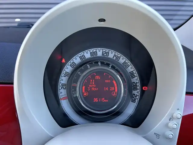 フィアット ５００ ツインエア ポップ 茨城県 2020(令2)年 3.7万km パソドプレレッド 後期型 /ディスプレイOD /CarPlay /BT /LED /デイライトLED /ETC /BT /USB /純正16インチアルミホイール /ドライブレコーダー /フロアマット /オートライト /禁煙車