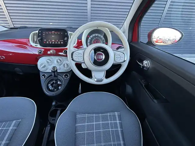 フィアット ５００ ツインエア ポップ 茨城県 2020(令2)年 3.7万km パソドプレレッド 後期型 /ディスプレイOD /CarPlay /BT /LED /デイライトLED /ETC /BT /USB /純正16インチアルミホイール /ドライブレコーダー /フロアマット /オートライト /禁煙車