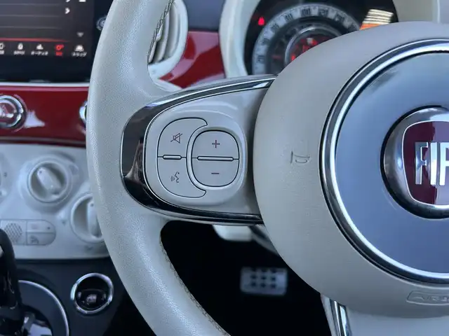 フィアット ５００ ツインエア ポップ 茨城県 2020(令2)年 3.7万km パソドプレレッド 後期型 /ディスプレイOD /CarPlay /BT /LED /デイライトLED /ETC /BT /USB /純正16インチアルミホイール /ドライブレコーダー /フロアマット /オートライト /禁煙車