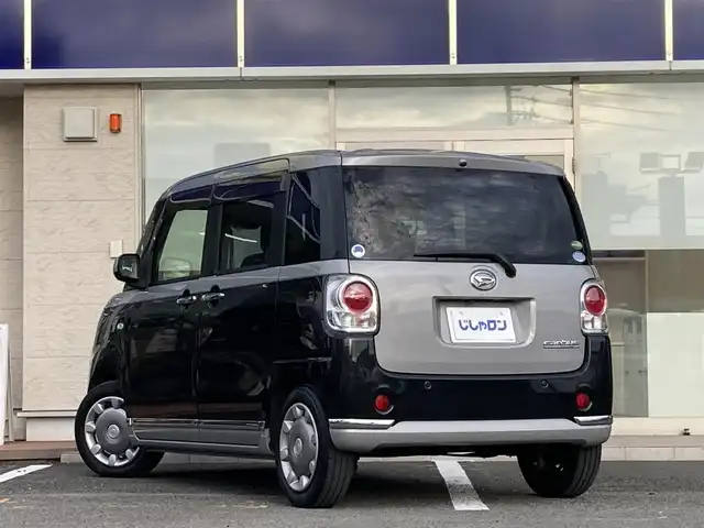 ダイハツ ムーヴ キャンバス G ブラックインテリア リミテッド SAⅢ 静岡県 2019(平31)年 9.9万km スムースグレーマイカメタリック/ブラックマイカメタリック 2トーン (株)IDOMが運営する【じしゃロン焼津店】の自社ローン専用車両になります。こちらは現金またはオートローンご利用時の価格です。自社ローンご希望の方は別途その旨お申付け下さい/純正SDナビ/（フルセグTV/Bluetoth接続/CD/DVD/ミュージックサーバー）/両側パワースライドドア/３６０°カメラ/衝突軽減ブレーキ/LEDヘッドライト/オートライト/オートハイビーム/プッシュスタート＆スマートキー