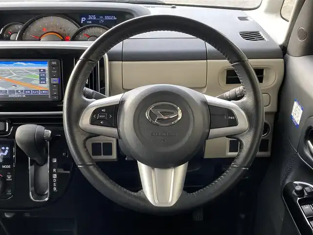 ダイハツ ムーヴ キャンバス G ブラックインテリア リミテッド SAⅢ 静岡県 2019(平31)年 9.9万km スムースグレーマイカメタリック/ブラックマイカメタリック 2トーン (株)IDOMが運営する【じしゃロン焼津店】の自社ローン専用車両になります。こちらは現金またはオートローンご利用時の価格です。自社ローンご希望の方は別途その旨お申付け下さい/純正SDナビ/（フルセグTV/Bluetoth接続/CD/DVD/ミュージックサーバー）/両側パワースライドドア/３６０°カメラ/衝突軽減ブレーキ/LEDヘッドライト/オートライト/オートハイビーム/プッシュスタート＆スマートキー