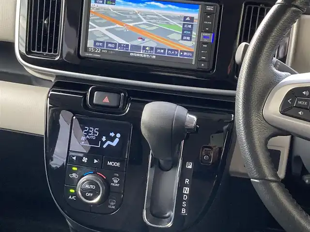 ダイハツ ムーヴ キャンバス G ブラックインテリア リミテッド SAⅢ 静岡県 2019(平31)年 9.9万km スムースグレーマイカメタリック/ブラックマイカメタリック 2トーン (株)IDOMが運営する【じしゃロン焼津店】の自社ローン専用車両になります。こちらは現金またはオートローンご利用時の価格です。自社ローンご希望の方は別途その旨お申付け下さい/純正SDナビ/（フルセグTV/Bluetoth接続/CD/DVD/ミュージックサーバー）/両側パワースライドドア/３６０°カメラ/衝突軽減ブレーキ/LEDヘッドライト/オートライト/オートハイビーム/プッシュスタート＆スマートキー