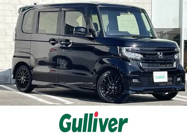 ホンダ Ｎ ＢＯＸ カスタム L ターボ スタイル+ブラック 宮崎県 2022(令4)年 6.8万km クリスタルブラックパール カロッツェリア8型ナビ/フルセグTV/両側パワースライドドア/バックカメラ/ドライブレコーダー/アダプティブクルーズコントロール/ホンダセンシング/・衝突被害軽減ブレーキ/・車線逸脱防止支援/・前後誤発進抑制/・オートハイビーム/ターボ/LEDヘッドランプ/革巻きステアリング/パドルシフト/ハーフレザーシート/前席シートヒーター/純正15インチアルミホイール/スマートキー/プッシュエンジンスタート/禁煙車
