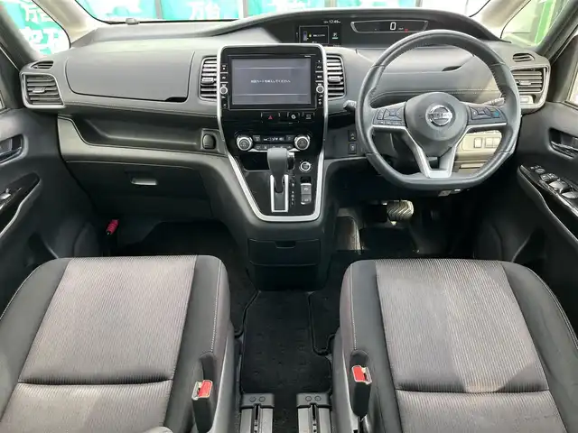 日産 セレナ ハイウェイスター G 奈良県 2016(平28)年 5.8万km ブリリアントホワイトパール 純正９インチナビ(MM516D-L)/（フルセグ／ＢＴ／ＣＤ／ＤＶＤ）/純正フリップダウンモニター/プロパイロット/アラウンドビューモニター/前後コーナーセンサー/衝突軽減システム/レーンキープアシスト/両側パワースライドドア/後席サンシェード/デジタルインナーミラー/LEDヘッドライト/前方ドライブレコーダー/ＥＴＣ/純正16インチＡＷ