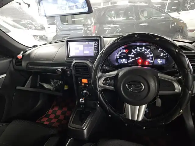 ダイハツ コペン ローブ 愛媛県 2014(平26)年 7.9万km マタドールレッドP 〇純正ナビ/〇フルセグTV/〇ブラックインテリアパック/〇純正16インチアルミ/〇ETC/〇LEDヘッドライト/〇アイドリングストップ/〇トランクリッドイージクローザー/〇シートヒーター/〇ロッソモデロマフラー/〇スマートキー/〇禁煙車