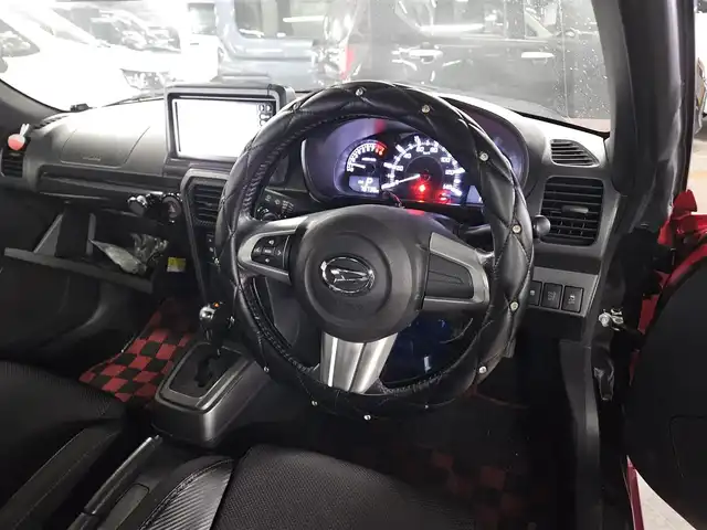 ダイハツ コペン ローブ 愛媛県 2014(平26)年 7.9万km マタドールレッドP 〇純正ナビ/〇フルセグTV/〇ブラックインテリアパック/〇純正16インチアルミ/〇ETC/〇LEDヘッドライト/〇アイドリングストップ/〇トランクリッドイージクローザー/〇シートヒーター/〇ロッソモデロマフラー/〇スマートキー/〇禁煙車