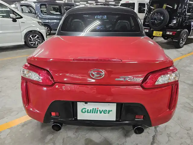 ダイハツ コペン ローブ 愛媛県 2014(平26)年 7.9万km マタドールレッドP 〇純正ナビ/〇フルセグTV/〇ブラックインテリアパック/〇純正16インチアルミ/〇ETC/〇LEDヘッドライト/〇アイドリングストップ/〇トランクリッドイージクローザー/〇シートヒーター/〇ロッソモデロマフラー/〇スマートキー/〇禁煙車