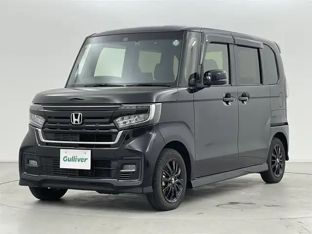 ホンダ Ｎ ＢＯＸ カスタム L 群馬県 2023(令5)年 1万km クリスタルブラックパール 純正SDナビ/(フルセグTV/DVD/CD/FM/AM/Bluetooth/MusicRack/SD/USB)/純正ドライブレコーダー/バックカメラ/ビルトインETC/ホンダセンシング/(CMBS/ACC/ACC先行車検知音/LKAS/標識認識機能/先行車発進お知らせ機能/路外逸脱抑制機能)/前席シートヒーター/ステアリングスイッチ/両側パワースライドドア/プッシュスタート/スマートキー/ワンオーナー