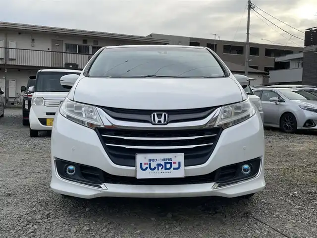 ホンダ オデッセイ G EX 神奈川県 2014(平26)年 12.7万km ホワイトオーキッドパール (株)IDOMが運営する【じしゃロン秦野店】の自社ローン専用車両になります。こちらは現金またはオートローンご利用時の価格です。自社ローンご希望の方は別途その旨お申付け下さい/純正ナビ/ＣＤ/ＤＶＤ/ＢＴ/フルセグ/ETC/レザーシート/パワーシート/シートヒーター/バックカメラ/クルーズコントロール/スマートキー