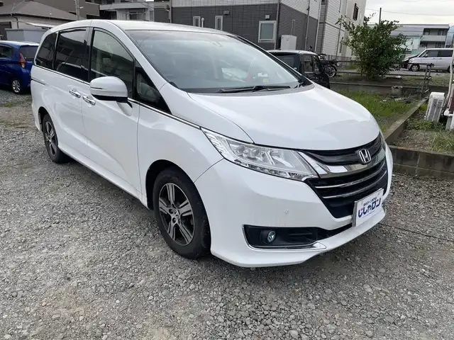 ホンダ オデッセイ G EX 神奈川県 2014(平26)年 12.7万km ホワイトオーキッドパール (株)IDOMが運営する【じしゃロン秦野店】の自社ローン専用車両になります。こちらは現金またはオートローンご利用時の価格です。自社ローンご希望の方は別途その旨お申付け下さい/純正ナビ/ＣＤ/ＤＶＤ/ＢＴ/フルセグ/ETC/レザーシート/パワーシート/シートヒーター/バックカメラ/クルーズコントロール/スマートキー