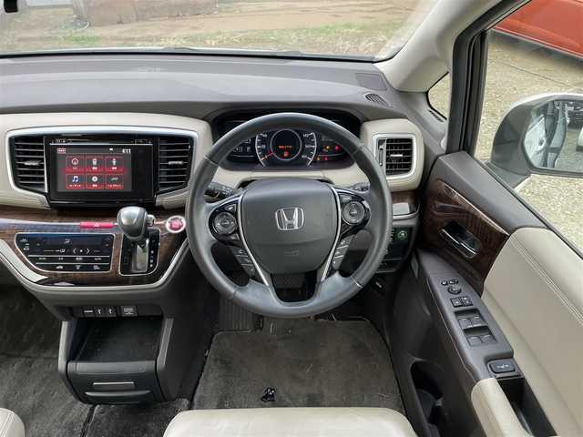 ホンダ オデッセイ G EX 神奈川県 2014(平26)年 12.7万km ホワイトオーキッドパール 【(株)IDOMが運営する【じしゃロン相模原店】の自社ローン対象車両になります。こちらは現金ご利用時の価格です。自社ローンご希望の方は別途その旨お申付け下さい。】/純正ナビ/ＣＤ/ＤＶＤ/ＢＴ/フルセグ/ETC/レザーシート/パワーシート/シートヒーター/バックカメラ/クルーズコントロール/スマートキー