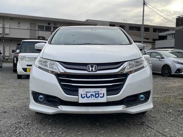 ホンダ オデッセイ G EX 神奈川県 2014(平26)年 12.7万km ホワイトオーキッドパール 【(株)IDOMが運営する【じしゃロン相模原店】の自社ローン対象車両になります。こちらは現金ご利用時の価格です。自社ローンご希望の方は別途その旨お申付け下さい。】/純正ナビ/ＣＤ/ＤＶＤ/ＢＴ/フルセグ/ETC/レザーシート/パワーシート/シートヒーター/バックカメラ/クルーズコントロール/スマートキー