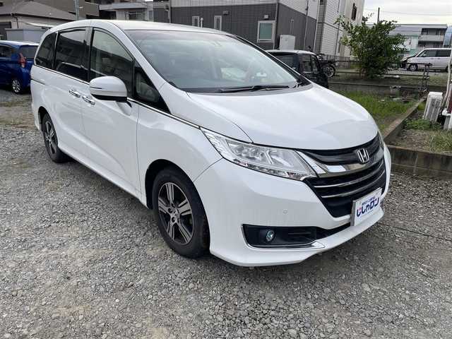 ホンダ オデッセイ G EX 神奈川県 2014(平26)年 12.7万km ホワイトオーキッドパール 【(株)IDOMが運営する【じしゃロン相模原店】の自社ローン対象車両になります。こちらは現金ご利用時の価格です。自社ローンご希望の方は別途その旨お申付け下さい。】/純正ナビ/ＣＤ/ＤＶＤ/ＢＴ/フルセグ/ETC/レザーシート/パワーシート/シートヒーター/バックカメラ/クルーズコントロール/スマートキー