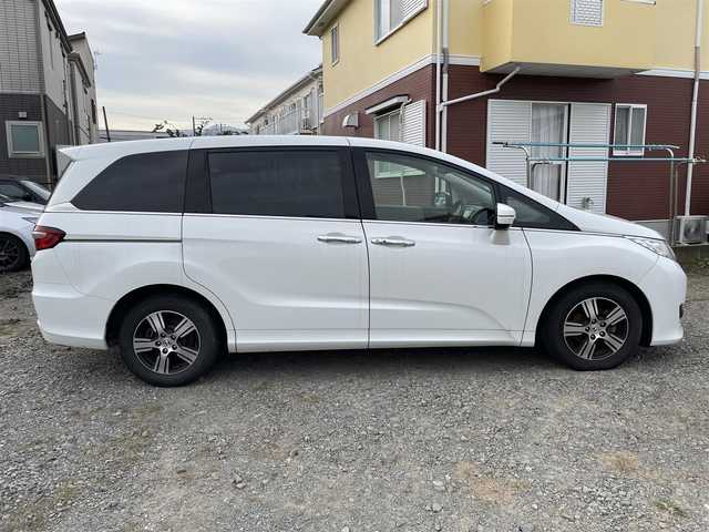 ホンダ オデッセイ G EX 神奈川県 2014(平26)年 12.7万km ホワイトオーキッドパール 【(株)IDOMが運営する【じしゃロン相模原店】の自社ローン対象車両になります。こちらは現金ご利用時の価格です。自社ローンご希望の方は別途その旨お申付け下さい。】/純正ナビ/ＣＤ/ＤＶＤ/ＢＴ/フルセグ/ETC/レザーシート/パワーシート/シートヒーター/バックカメラ/クルーズコントロール/スマートキー