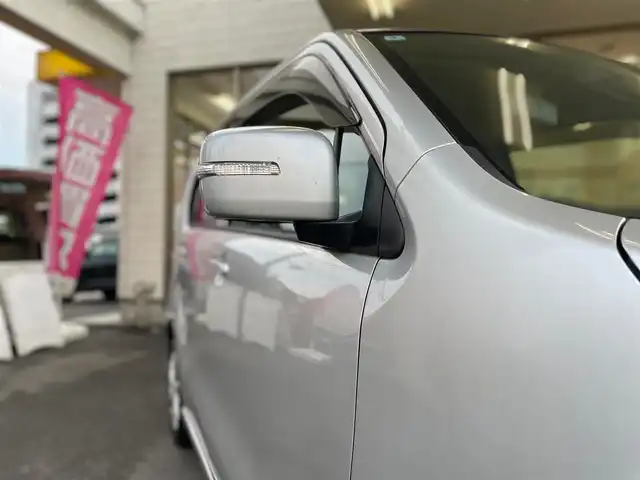 マツダ フレア HS 愛知県 2015(平27)年 9.6万km シルキーシルバーメタリック /当店買取/禁煙/車検R9年4月//純正OPナビ//CD/DVD/SD/Bluetooth//純正エアロ/純正アルミ//PCS/横滑り防止/D席シートヒーター//純正Fマット/ドアバイザー//保証書/取説//スペアキー/プッシュスタートボタン