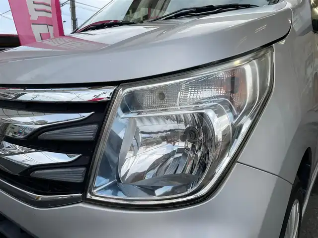 マツダ フレア HS 愛知県 2015(平27)年 9.6万km シルキーシルバーメタリック /当店買取/禁煙/車検R9年4月//純正OPナビ//CD/DVD/SD/Bluetooth//純正エアロ/純正アルミ//PCS/横滑り防止/D席シートヒーター//純正Fマット/ドアバイザー//保証書/取説//スペアキー/プッシュスタートボタン