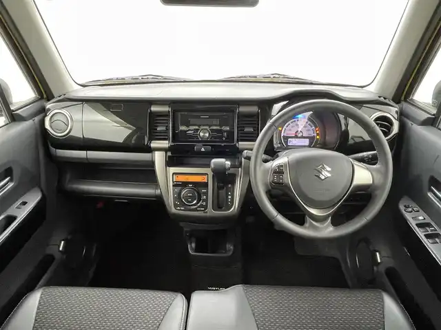 スズキ ハスラー Jスタイル Ⅱ 熊本県 2017(平29)年 6.1万km アクティブイエロー/ブラック2トーンルーフ カロッツェリアオーディオ/前席シートヒーター　/衝突軽減ブレーキ　/横滑り防止　/アイドリングストップ　/ハーフレザーシート　/電動格納ミラー/純正フロアマット　/純正１５インチＡＷ　/オートライト　/ＨＩＤライト　/フォグライト/スマートキー　/プッシュスタート　/スペアキー１本