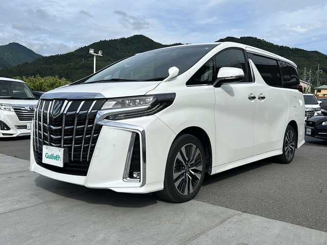 トヨタ アルファード 山梨県 2021(令3)年 3.2万km ホワイトパールクリスタルシャイン 純正ディスプレイオーディオ/BT/フルセグTV/CD/DVD/バックカメラ/フリップダウンモニター/両側パワースライドドア/純正フロアマット/コーナーセンサー前後/純正アルミホイール/前席パワーシート/シートヒーター/シートクーラー/レーダークルーズコントロール/ETC2.0/スマートキー/オットマン/電動リアゲート/レザーシート