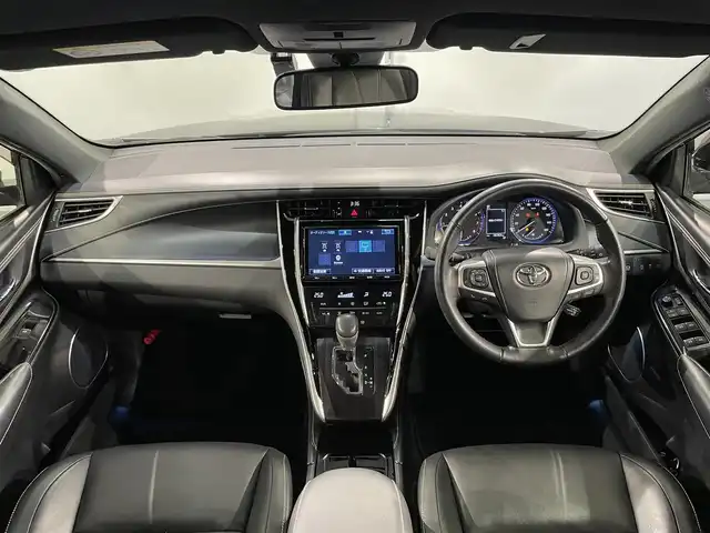 トヨタ ハリアー エレガンス 愛知県 2018(平30)年 4.7万km ブラック 純正９インチナビ　/（Bluetooth/フルセグTV/CD・DVD再生/SD/AM/FM)/モデリスタフロントエアロ　/レーダークルーズコントロール　/プリクラッシュセーフティ　/クリアランスソナー　/ビルトインETC/バックモニター　/ドライブレコーダー　/パワーシート　/レーンディパーチャーアラート/オートマチックハイビーム/アイドリングストップ/横滑り防止/純正エンジンスターター/社外17インチアルミホイール＋夏タイヤ有
