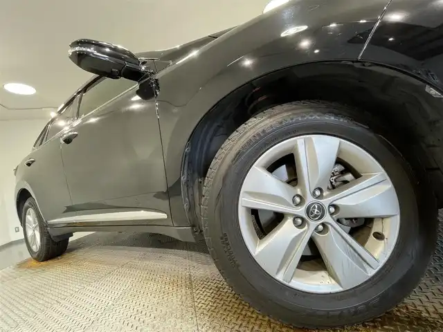 トヨタ ハリアー エレガンス 愛知県 2018(平30)年 4.7万km ブラック 純正９インチナビ　/（Bluetooth/フルセグTV/CD・DVD再生/SD/AM/FM)/モデリスタフロントエアロ　/レーダークルーズコントロール　/プリクラッシュセーフティ　/クリアランスソナー　/ビルトインETC/バックモニター　/ドライブレコーダー　/パワーシート　/レーンディパーチャーアラート/オートマチックハイビーム/アイドリングストップ/横滑り防止/純正エンジンスターター/社外17インチアルミホイール＋夏タイヤ有
