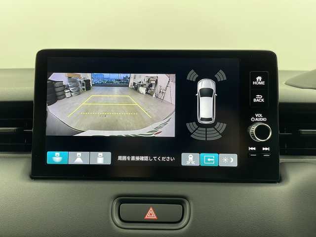 ホンダ ヴェゼル ハイブリッド e:HEV Z 栃木県 2025(令7)年 0.1万km未満 クリスタルブラックパール 登録済み未使用車/純正メモリーナビ（Bluetooth/applecarplay　androidauto/AM/FM/USB）/社内Wi-Fi/ワイヤレス充電器/ETC2.0車載器/純正フルセグTV/ホンダセンシング/・衝突軽減ブレーキ/・路外逸脱抑制機能/・車線維持システム/・追従型クルーズコントロール/・誤発信抑制機能/・オートハイビーム/・衝突軽減ブレーキ/・ブラインドスポットモニター/・パーキングセンサーシステム/バックカメラ/LEDヘッドライト/パワーバックドア/ハーフレザーシート/シートヒーター前席/ハンドルヒーター/18インチ純正アルミホイール/電動格納ミラー/プッシュスタート/充電専用USBジャック