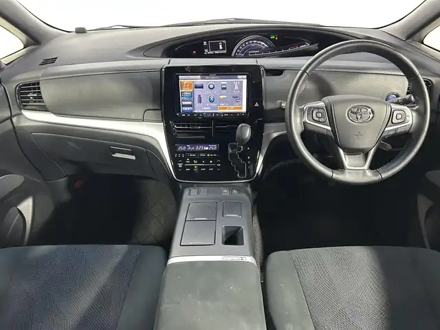 トヨタ エスティマ ハイブリッド アエラス 大阪府 2019(平31)年 4.1万km ブラック ALPINEナビ9inc(フルセグ/DVD再生/Bluetooth) バックカメラ 後席モニター ETC 両側パワースライドドア 衝突軽減 クルコン トヨタセーフティセンス パワーシート 前後ドラレコ
