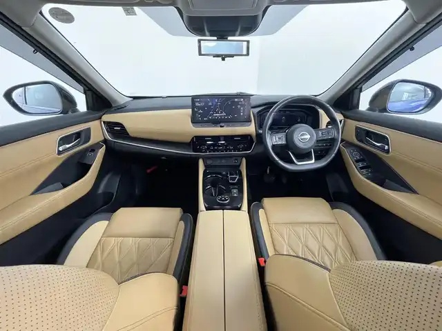 日産 エクストレイル G e－4ORCE 道央・札幌 2022(令4)年 2.2万km 青Ⅱ ・４WD/・メーカーナビ/・アラウンドビューモニター/・デジタルインナーミラー/・ビルトインETC/・純正前後ドライブレコーダー/・プロパイロット/・エマージェンシーブレーキ/・レーンキープアシスト/・レーダークルーズコントロール/・BSM/・HUD/・クリアランスソナー/・ナッパレザーシート/・前席パワーシート/・前席シートヒーター/・ステアリングヒーター/・シーケンシャルドアミラー/・LEDヘッドライト/・フォグライト/・ルーフレール/・プッシュスタート/・スマートキー/・純正フロアマット/・ドアバイザー