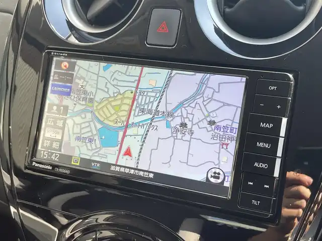 日産 ノート X Vセレクション 福島県 2020(令2)年 5.6万km ブリリアントホワイトパール 社外ナビ(ipod/CD/DVD/フルセグ/Bluetooth)/ＥＴＣ/前方ドライブレコーダー/コーナーセンサー/オートライト/ＬＥＤ/横滑り防止装置/衝突軽減システム/純正フロアマット/プッシュスタート/スマートキー×2