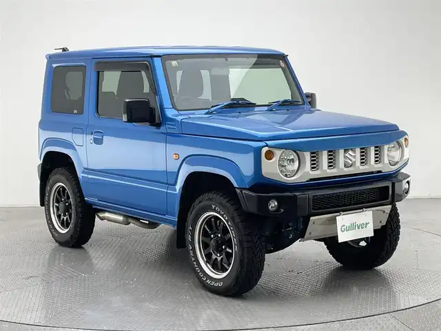 スズキ ジムニー XL 兵庫県 2020(令2)年 4.1万km ブリスクブルーM 4WD＆ターボエンジン/社外メモリーナビ＆フルセグTV/（CD＆DVD＆SD＆BT）/バックカメラ/オープンカントリーホワイト/社外ブローオフバブル/社外LEDヘッドライト/社外エアクリーナー/フォグランプ/RAYZ16インチAW/ヘッドライトレベライザー/ETC/シートライト/スマートキー/プッシュスタート/リフトアップ/社外マフラー/スペアタイヤ用RAYZAW１本積込