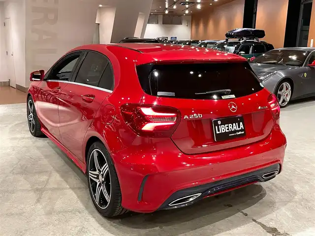 メルセデス・ベンツ Ａ２５０ シュポルト 4MATIC 道央・札幌 2017(平29)年 1.7万km ジュピターレッド レーダーセーフティパッケージ/ACC/PRE-SAFE/レーンキープアシスト/ブラインドスポットアシスト/ハーフレザーシート/シートヒーター/純正HDDナビ/フルセグTV/バックカメラ/PDC