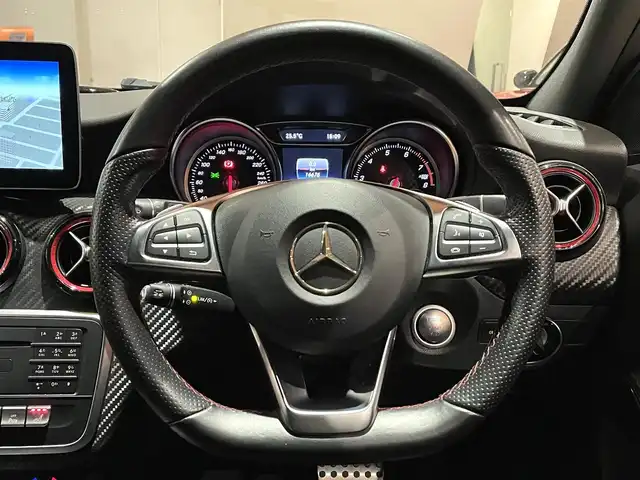 メルセデス・ベンツ Ａ２５０ シュポルト 4MATIC 道央・札幌 2017(平29)年 1.7万km ジュピターレッド レーダーセーフティパッケージ/ACC/PRE-SAFE/レーンキープアシスト/ブラインドスポットアシスト/ハーフレザーシート/シートヒーター/純正HDDナビ/フルセグTV/バックカメラ/PDC