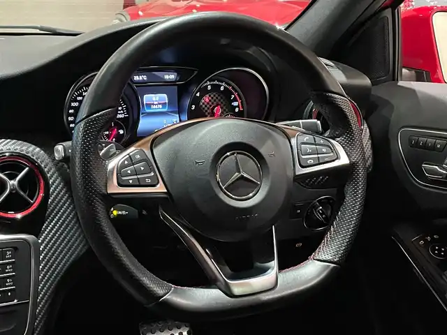 メルセデス・ベンツ Ａ２５０ シュポルト 4MATIC 道央・札幌 2017(平29)年 1.7万km ジュピターレッド レーダーセーフティパッケージ/ACC/PRE-SAFE/レーンキープアシスト/ブラインドスポットアシスト/ハーフレザーシート/シートヒーター/純正HDDナビ/フルセグTV/バックカメラ/PDC