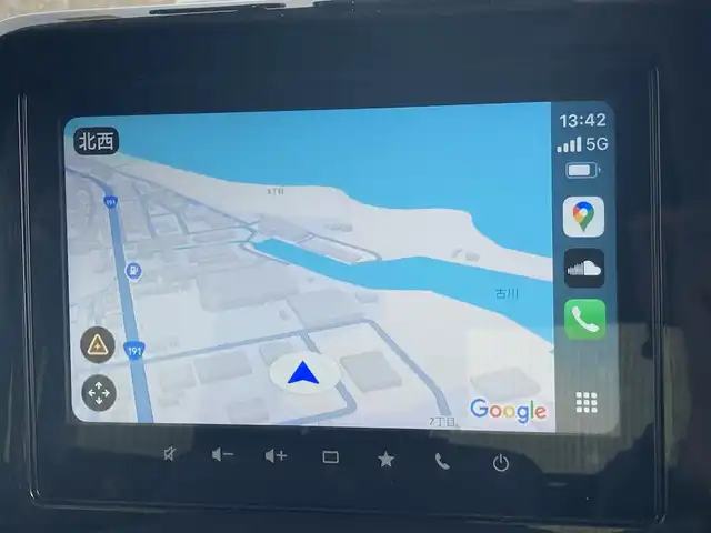 スズキ ワゴンＲ スマイル HYBRID X 島根県 2022(令4)年 6.4万km インディゴブルーメタリック/ホワイト2トーン メーカーOP(CD/DVD/BT/フルセグ)/全方位カメラ/衝突被害軽減ブレーキ/車線逸脱警告/レーダークルーズコントロール/ヘッドアップディスプレイ/両側パワースライドドア /アイドリングストップ/前席シートヒーター/前後ドライブレコーダー/純正フロアマット/社外14インチAW/スペアキー×1