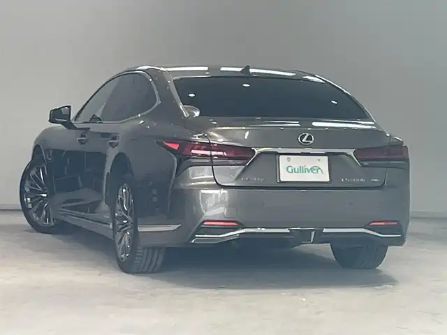 レクサス ＬＳ 500h EXECUTIVE AdvancedDrive 宮城県 2021(令3)年 5.8万km マンガンラスター ワンオーナー/プラチナ箔ドアトリム加飾/4WD/サンルーフ/マークレビンソンサウンド/純正後席モニター/デジタルインナーミラー/レクサスセーフティシステム＋/・プリクラッシュセーフティ/・フロントクロストラフィックアラート/・レーンディパーチャーアラート/・レーダークルーズコントロール/・ロードサインアシスト/ブラインドスポットモニター/パーキングアシスト/純正ナビ/・全方位カメラ/・Bluetooth/CD/DVD/HDMI/USB/AUX/フルセグTV/・純正ETC2.0/・純正ドライブレコーダー/オートブレーキホールド/電子パーキング/前後コーナーセンサー/ヘッドアップディスプレイ/電動リアゲート/パドルシフト/レザーシート/・パワーシート（全席）/・シートヒーター（運転席/助手席）/・エアーシート（運転席/助手席）/・シートメモリー（運転席）/・マッサージシート/・ステアリングヒーター/LEDヘッドライト/・オートライト/・フォグランプ/純正アルミホイール/純正フロアマット