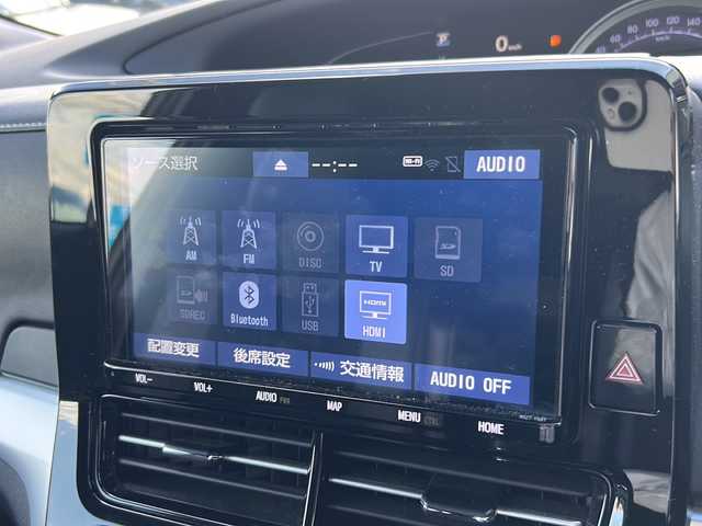 トヨタ エスティマ アエラス プレミアム G 大阪府 2017(平29)年 7.7万km スパークリングブラックパールクリスタルシャイン 衝突軽減システム　両側パワースライドドア　９型純正ナビ　フルセグＴＶ　ＣＤ　ＤＶＤ　Bluetooth　ＨＤＭＩ　バックカメラ　１２．１型純正フリップダウンモニター　ハーフレザーシート　前席シートヒーター　運転席パワーシート　ＥＴＣ　7人乗り　パワーバックドア　クルーズコントロール　コンビハンドル　ドライブレコーダー　AC100V充電　プッシュスタート　スマートキー　スペアキー　取扱説明書　保証書　