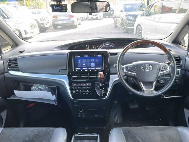 トヨタ エスティマ アエラス プレミアム G 大阪府 2017(平29)年 7.7万km スパークリングブラックパールクリスタルシャイン 衝突軽減システム　両側パワースライドドア　９型純正ナビ　フルセグＴＶ　ＣＤ　ＤＶＤ　Bluetooth　ＨＤＭＩ　バックカメラ　１２．１型純正フリップダウンモニター　ハーフレザーシート　前席シートヒーター　運転席パワーシート　ＥＴＣ　7人乗り　パワーバックドア　クルーズコントロール　コンビハンドル　ドライブレコーダー　AC100V充電　プッシュスタート　スマートキー　スペアキー　取扱説明書　保証書　