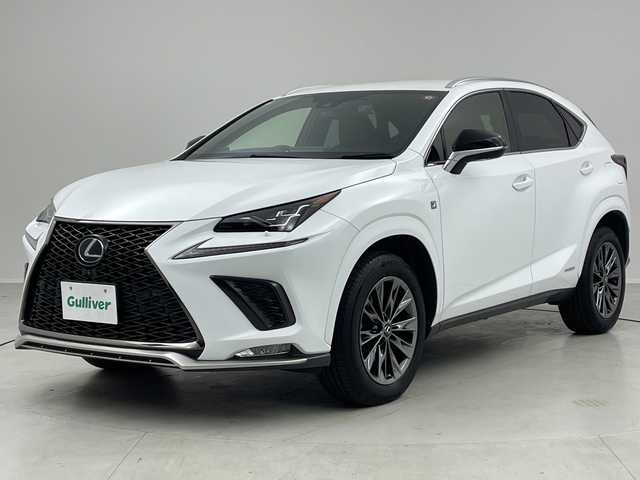 レクサス ＮＸ 300h クール&ブライト 茨城県 2020(令2)年 5.3万km ホワイトノーヴァガラスフレーク 純正１２．３型ナビ　パノラミックビューモニター　フルセグＴＶ　シートヒーター　追従クルコン　ビルトインＥＴＣ２．０　ドライブレコーダー　ＬＥＤライト　ステアリングヒーター　電動リアゲート　純正アルミ