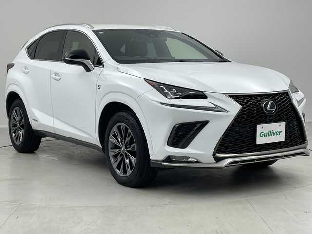 レクサス ＮＸ 300h クール&ブライト 茨城県 2020(令2)年 5.3万km ホワイトノーヴァガラスフレーク 純正１２．３型ナビ　パノラミックビューモニター　フルセグＴＶ　シートヒーター　追従クルコン　ビルトインＥＴＣ２．０　ドライブレコーダー　ＬＥＤライト　ステアリングヒーター　電動リアゲート　純正アルミ