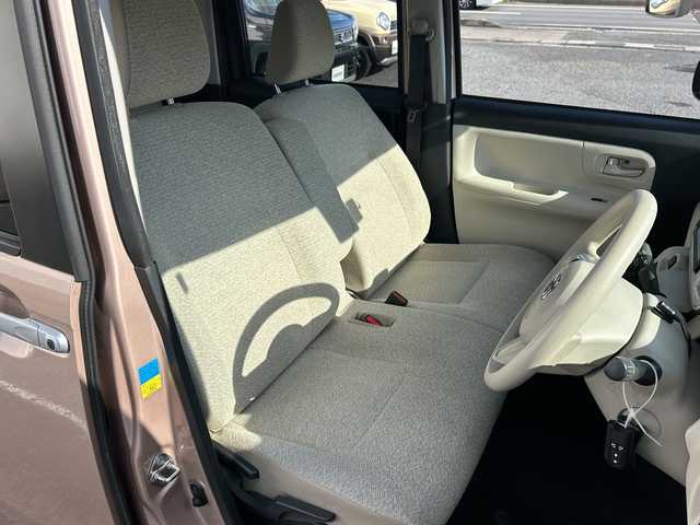 ダイハツ ムーヴ キャンバス X SA Ⅲ 千葉県 2018(平30)年 6.8万km ライトローズマイカメタリックⅡ ディスプレイオーディオDUK－W68D　バックカメラ　両側電動スライドドア　ドラレコ　BT　DVD　スマアシ　AHB　USB　スマートキー　オートライト　コーナーセンサー　アイドリングストップ