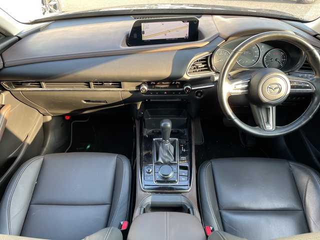 マツダ ＣＸ－３０ 20S Lパッケージ 広島県 2022(令4)年 5.5万km マシーングレープレミアムM BOSEプレミアムサウンド/ワンオーナー/純正メーカーOPナビ/【CD/DVD/フルセグTV/Bluetooth】/全方位モニター/ビルトインETC/レザーシート/シートヒーター(D/N)/パワーシート/パドルシフト/ステアリングヒーター/レーダークルーズコントロール/前後コーナーセンサー/車線逸脱警報/LEDヘッドライト/オートライト/オートマチックハイビーム/オートワイパー/プッシュスタート/スマートキー