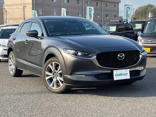 マツダ ＣＸ－３０ 20S Lパッケージ 広島県 2022(令4)年 5.5万km マシーングレープレミアムM BOSEプレミアムサウンド/ワンオーナー/純正メーカーOPナビ/【CD/DVD/フルセグTV/Bluetooth】/全方位モニター/ビルトインETC/レザーシート/シートヒーター(D/N)/パワーシート/パドルシフト/ステアリングヒーター/レーダークルーズコントロール/前後コーナーセンサー/車線逸脱警報/LEDヘッドライト/オートライト/オートマチックハイビーム/オートワイパー/プッシュスタート/スマートキー