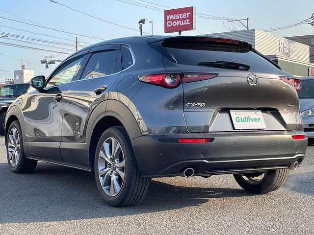 マツダ ＣＸ－３０ 20S Lパッケージ 広島県 2022(令4)年 5.5万km マシーングレープレミアムM BOSEプレミアムサウンド/ワンオーナー/純正メーカーOPナビ/【CD/DVD/フルセグTV/Bluetooth】/全方位モニター/ビルトインETC/レザーシート/シートヒーター(D/N)/パワーシート/パドルシフト/ステアリングヒーター/レーダークルーズコントロール/前後コーナーセンサー/車線逸脱警報/LEDヘッドライト/オートライト/オートマチックハイビーム/オートワイパー/プッシュスタート/スマートキー
