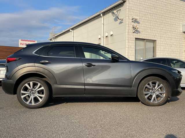 マツダ ＣＸ－３０ 20S Lパッケージ 広島県 2022(令4)年 5.5万km マシーングレープレミアムM BOSEプレミアムサウンド/ワンオーナー/純正メーカーOPナビ/【CD/DVD/フルセグTV/Bluetooth】/全方位モニター/ビルトインETC/レザーシート/シートヒーター(D/N)/パワーシート/パドルシフト/ステアリングヒーター/レーダークルーズコントロール/前後コーナーセンサー/車線逸脱警報/LEDヘッドライト/オートライト/オートマチックハイビーム/オートワイパー/プッシュスタート/スマートキー