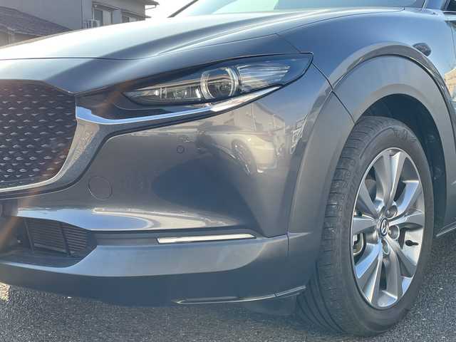 マツダ ＣＸ－３０ 20S Lパッケージ 広島県 2022(令4)年 5.5万km マシーングレープレミアムM BOSEプレミアムサウンド/ワンオーナー/純正メーカーOPナビ/【CD/DVD/フルセグTV/Bluetooth】/全方位モニター/ビルトインETC/レザーシート/シートヒーター(D/N)/パワーシート/パドルシフト/ステアリングヒーター/レーダークルーズコントロール/前後コーナーセンサー/車線逸脱警報/LEDヘッドライト/オートライト/オートマチックハイビーム/オートワイパー/プッシュスタート/スマートキー