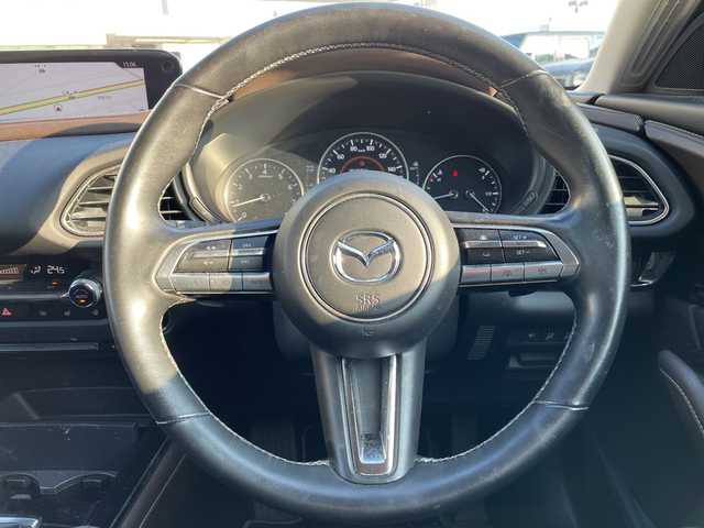 マツダ ＣＸ－３０ 20S Lパッケージ 広島県 2022(令4)年 5.5万km マシーングレープレミアムM BOSEプレミアムサウンド/ワンオーナー/純正メーカーOPナビ/【CD/DVD/フルセグTV/Bluetooth】/全方位モニター/ビルトインETC/レザーシート/シートヒーター(D/N)/パワーシート/パドルシフト/ステアリングヒーター/レーダークルーズコントロール/前後コーナーセンサー/車線逸脱警報/LEDヘッドライト/オートライト/オートマチックハイビーム/オートワイパー/プッシュスタート/スマートキー