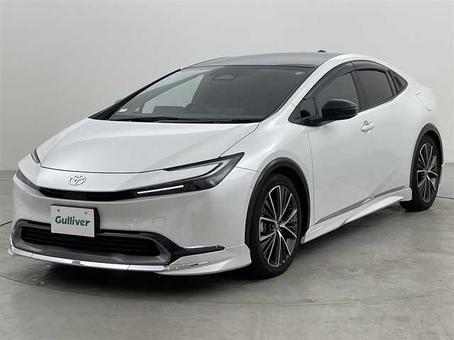 トヨタ プリウス Z 福岡県 2023(令5)年 1.6万km プラチナホワイトパールマイカ ワンオーナー　/モデリスタエアロ　/サンルーフ　/純正ＤＡナビ　/全方位カメラ　/ナビ連動ドラレコ　/ＥＴＣ２．０　/ＡＣＣ　/コーナーセンサー　/ＰＣＳ　/ＬＤＡ　/ＢＳＭ　/ＰＫＳＢ　/パーキングアシスト　/電動リアゲート